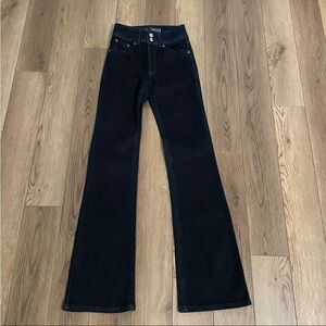 Furstpremium 2410 Dark Wash Wide‎ Leg Blue Denim Jeans
